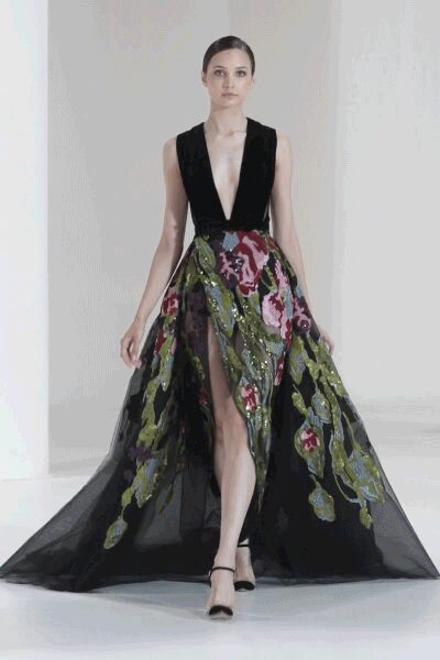 Elie Saab Fall 2021 Couture Look 8
