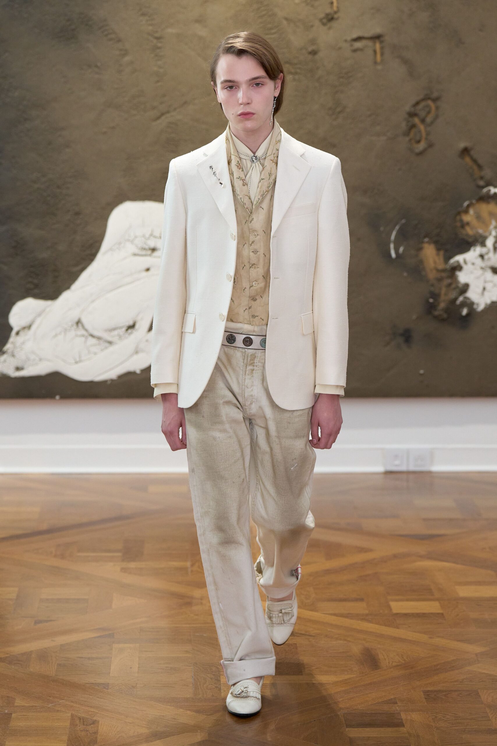 ivory tailored blazer