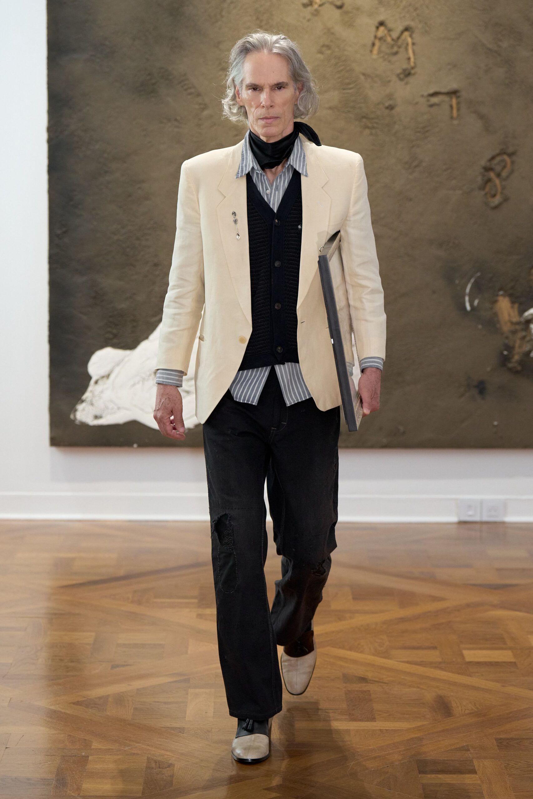 ivory tailored blazer