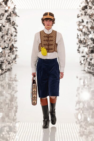 brown jacquard sleeveless high-neck fitted printed textured vest