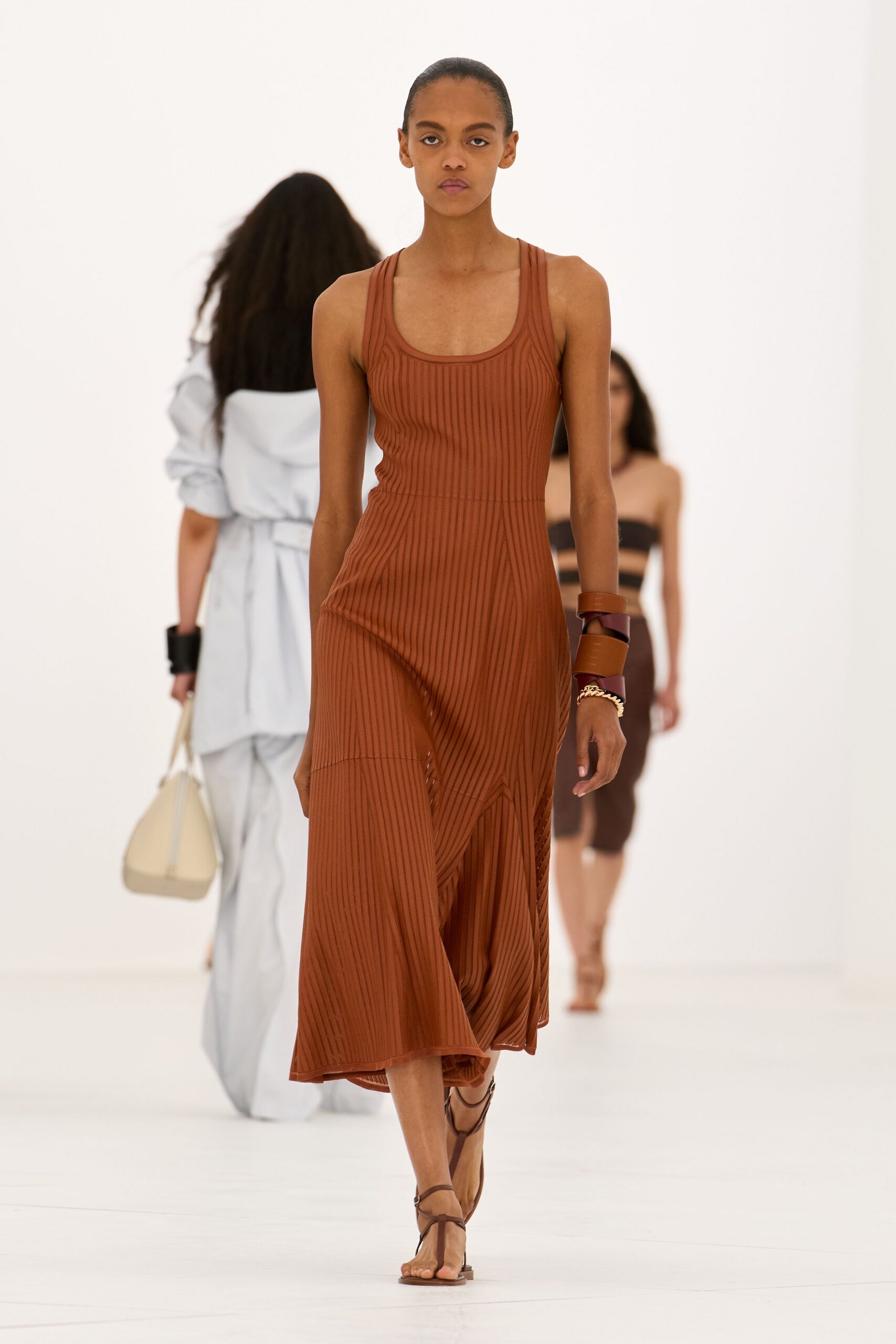 ribbed knit tank maxi dress