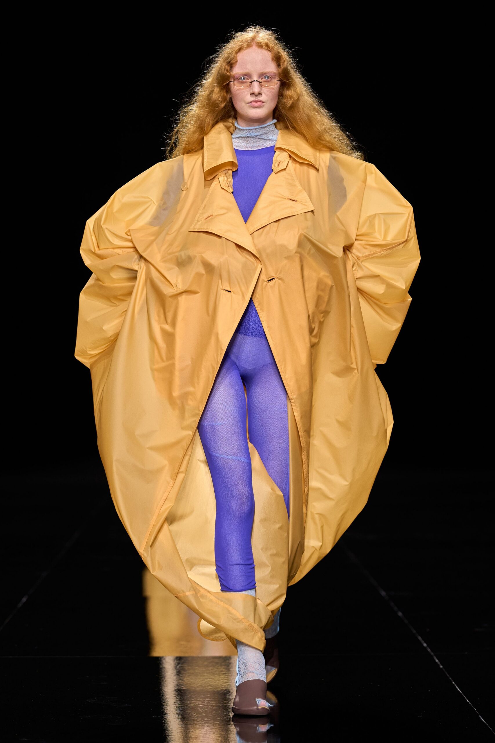 oversized cocoon trench coat