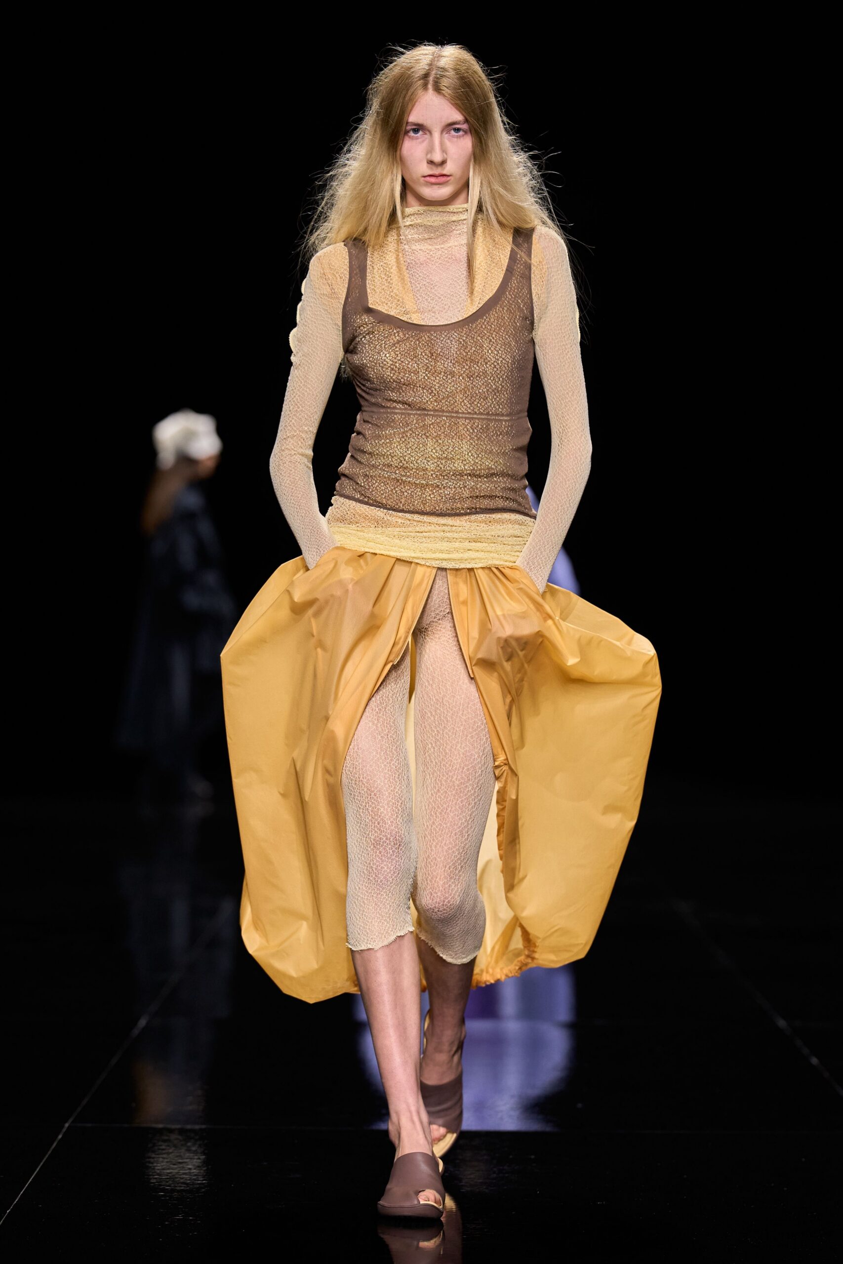 sculptural bubble skirt