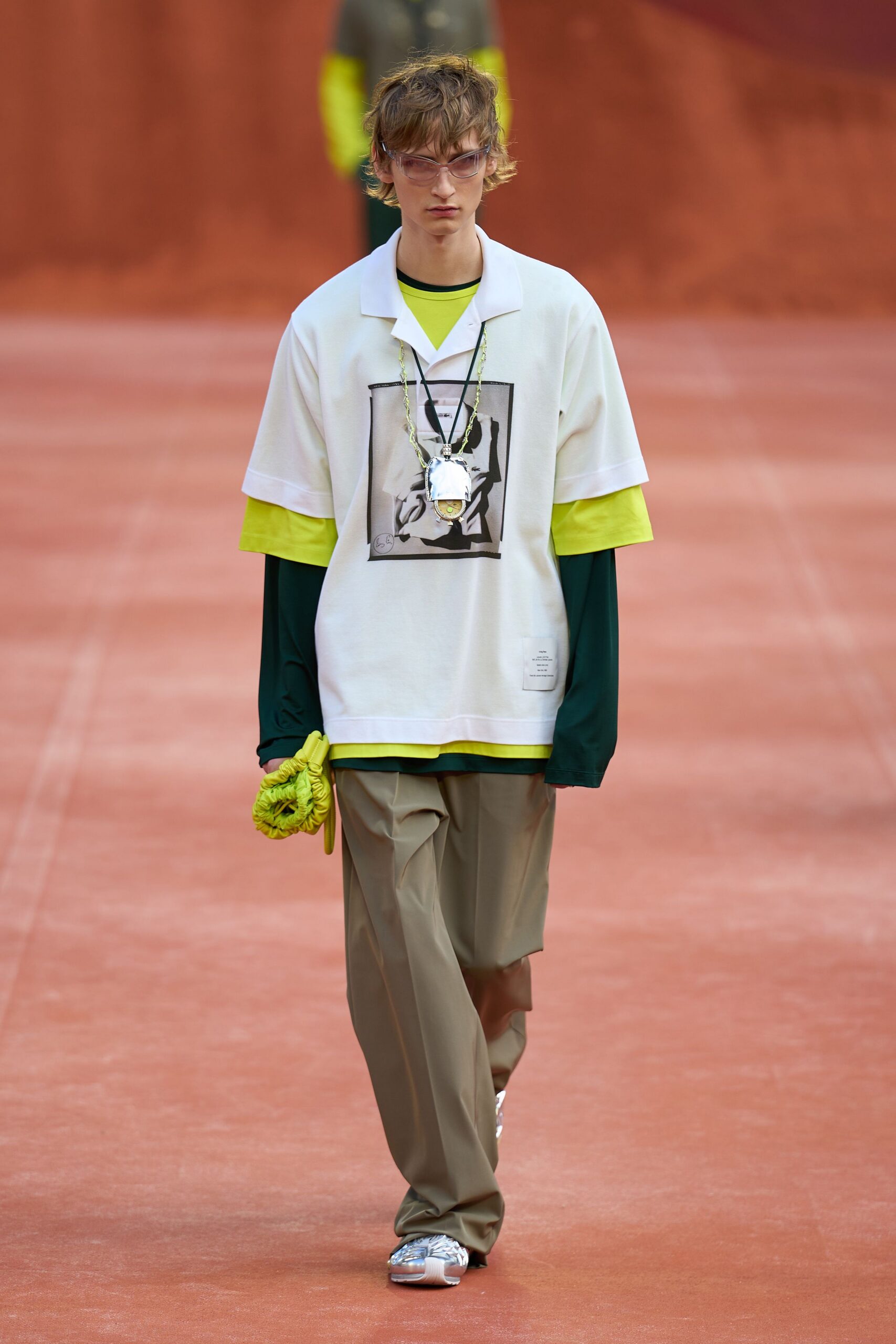 oversized graphic camp-collar shirt