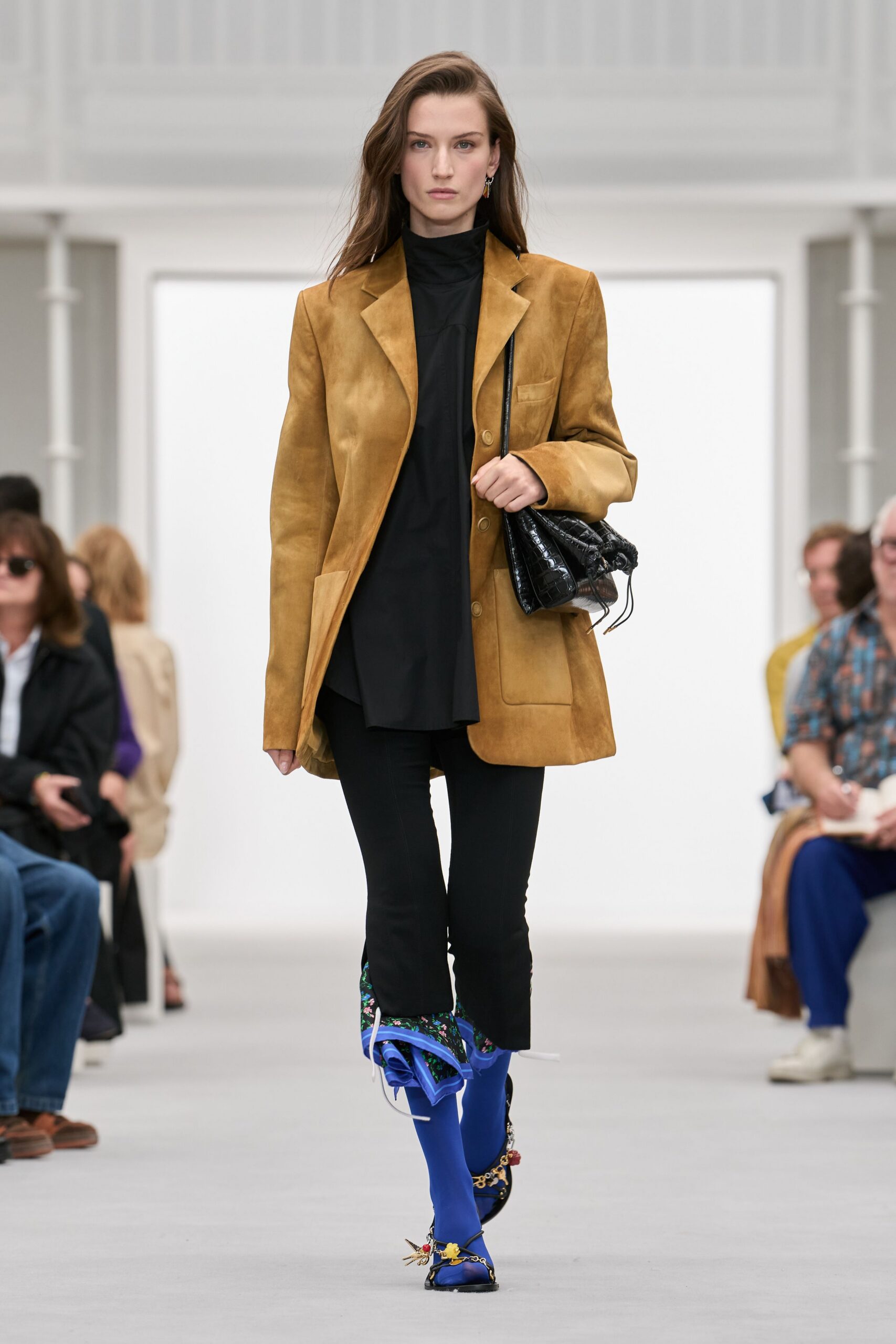 oversized suede blazer