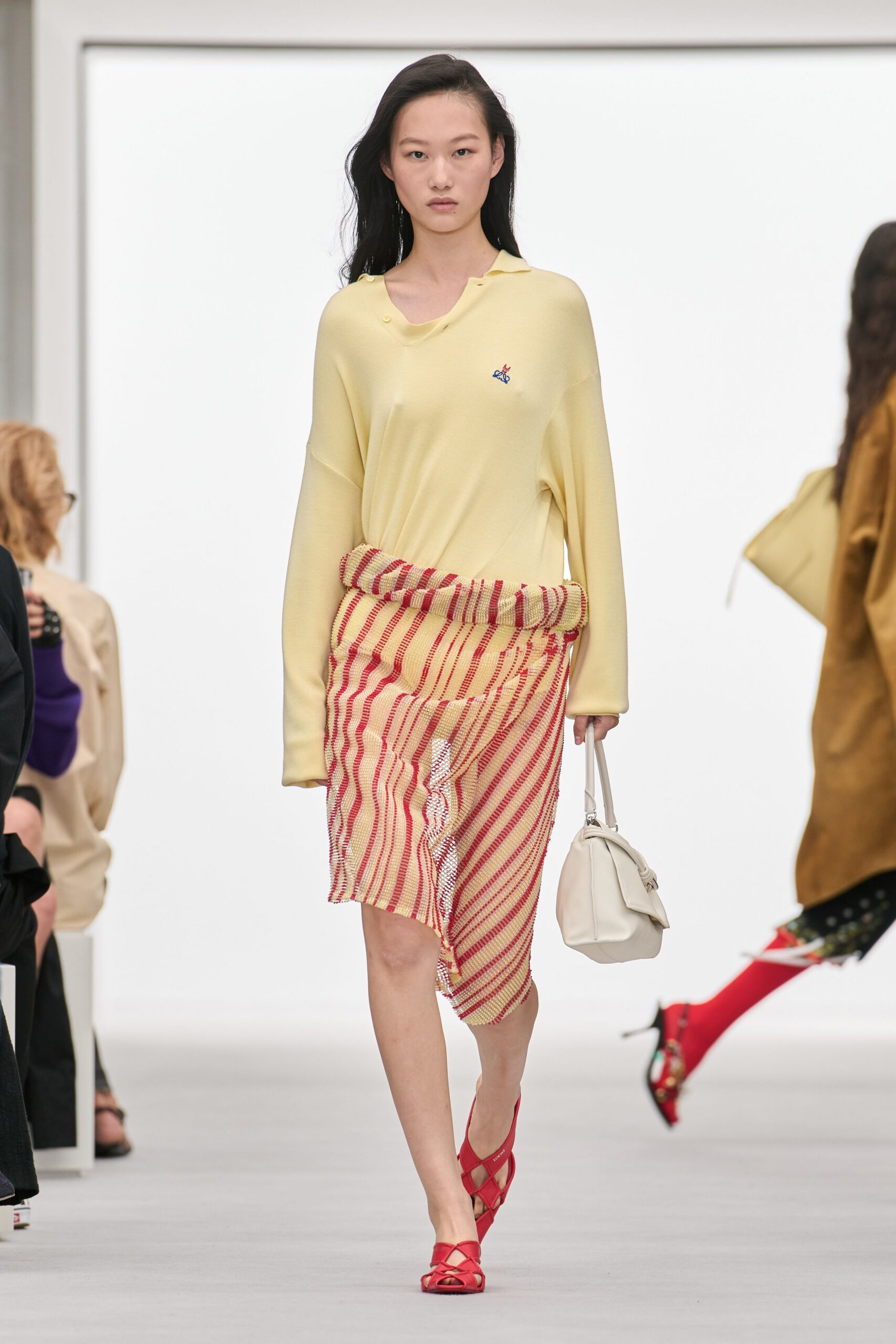 yellow polo sweater