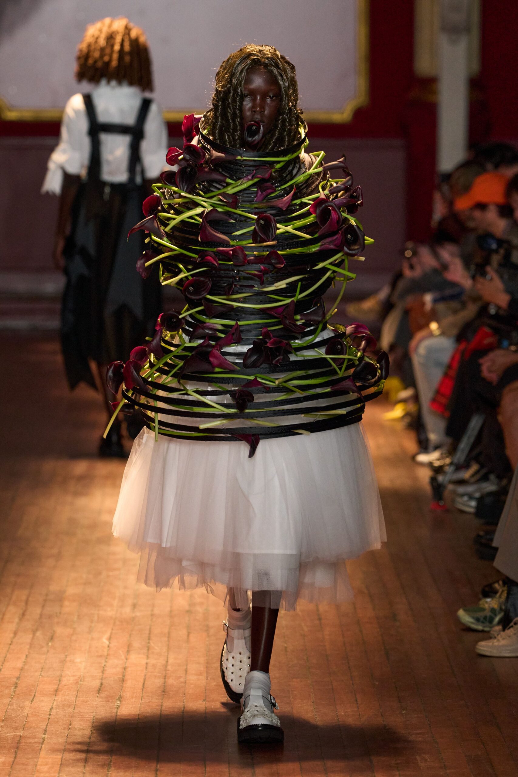 calla lily cage dress