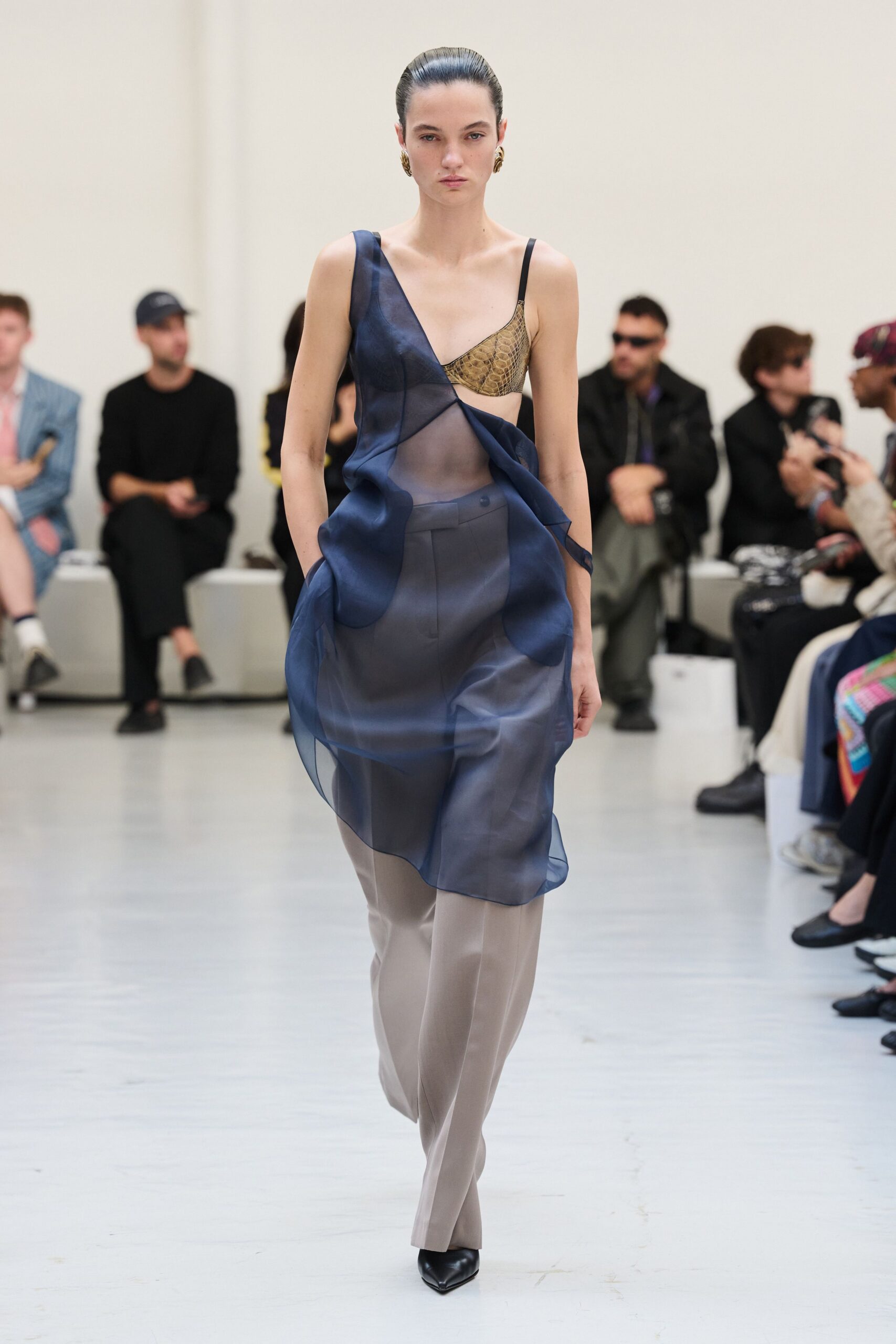 beige straight-leg pants