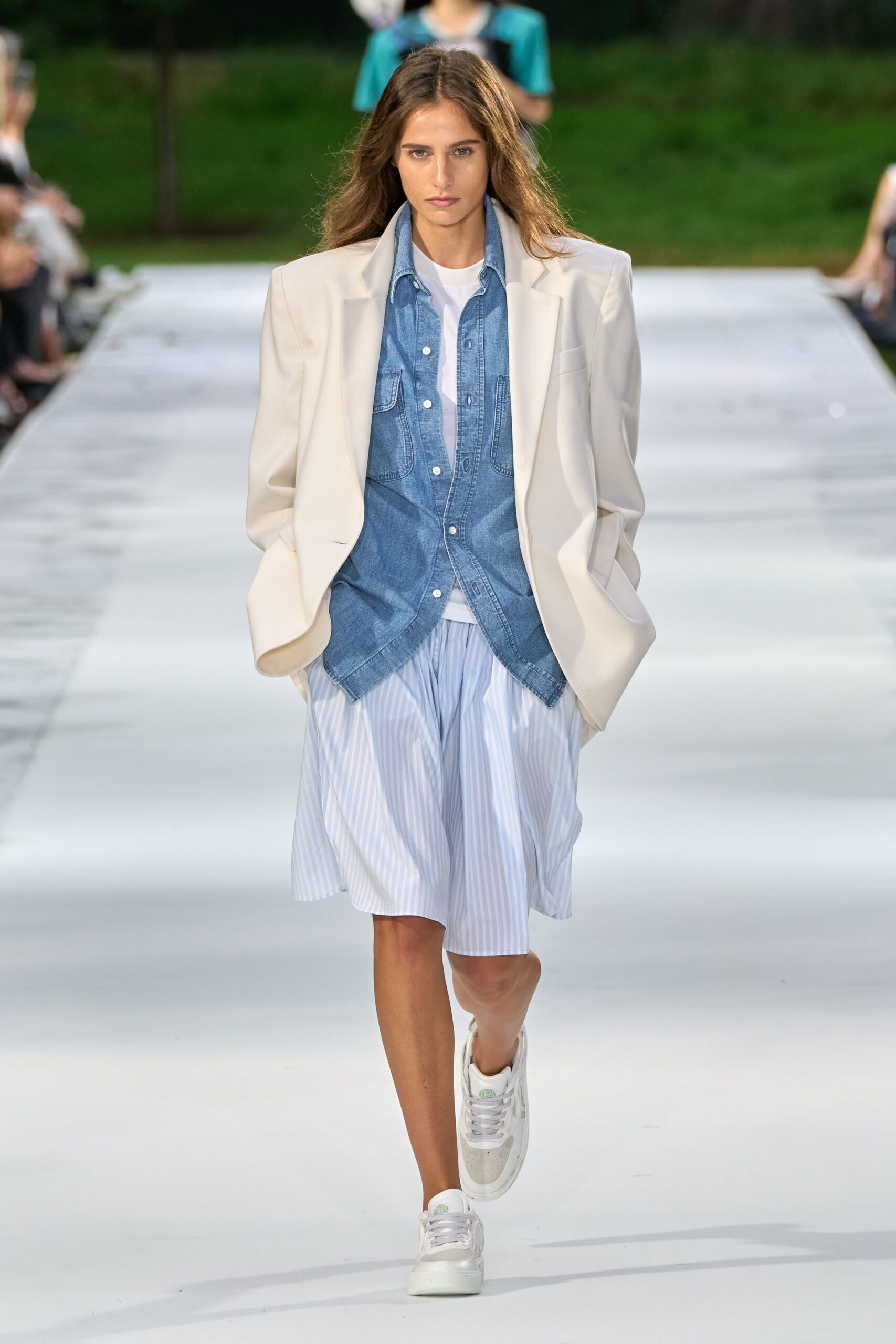 oversized ivory blazer