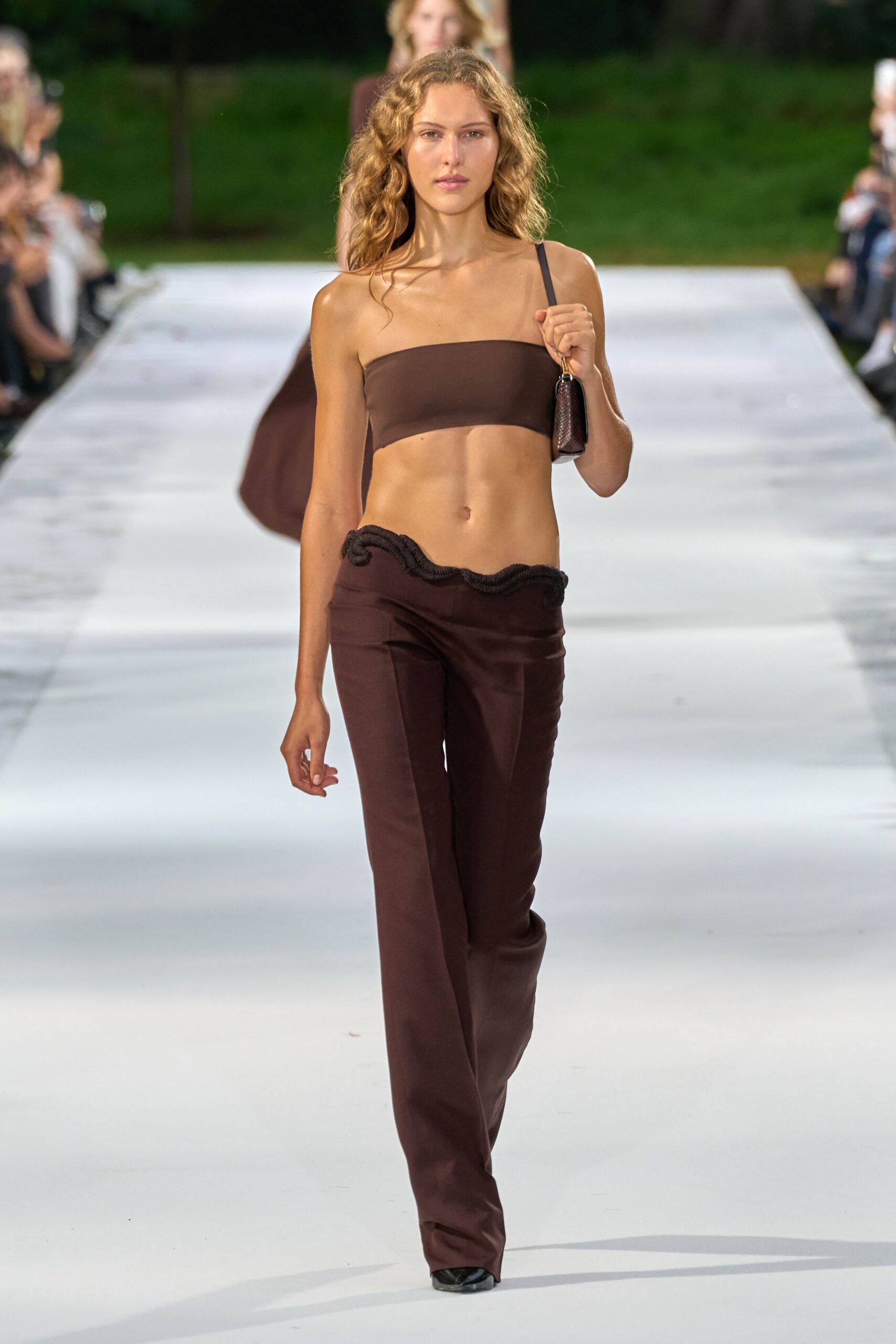 one-shoulder bandeau top