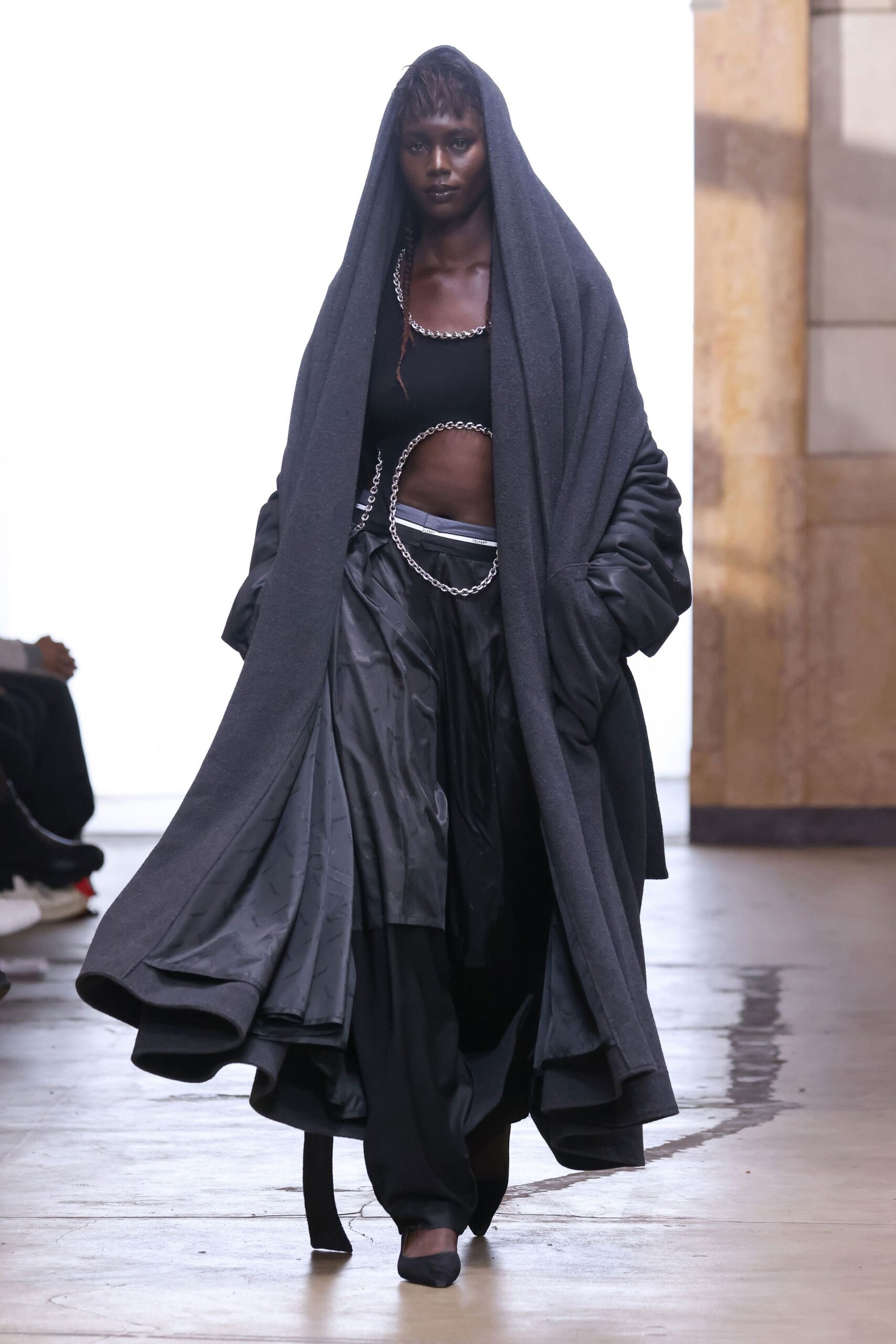 oversized hooded blanket coat