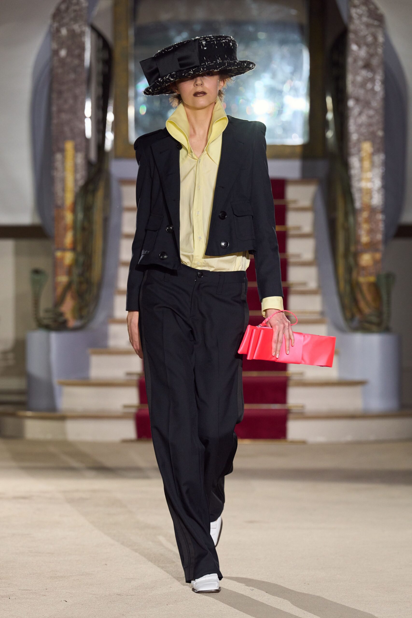 pink satin shiny bag