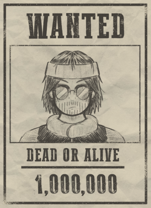 One of the few wanted posters for the map, wasn't included in time for the map upload