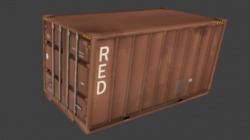 128x128x256 Shipping Container