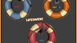 Lifesavers - 3 skins (red, blue and neutral)
