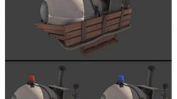Bomb cart with multiple skins