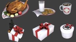 The X-mas Items Health and Ammo Replacement Pack!