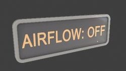 Airflow On/Off Sign