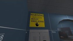 BULLY-FREE ZONE  SIGN