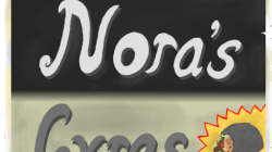Nora's Gyros Sign (No Folds)