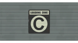 Loading zone C-F doors