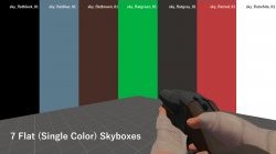 7 Flat [Single Color] Skyboxes