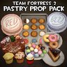 Pastry Prop Pack V1 (Desserts, Donuts, Cakes, Muffins, Cupcakes, Candles, Macarons)