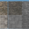 Medieval brick trim + cobblestone wall edits