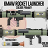 G-MAW Rocket Launcher Weapon model progress.