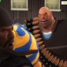 Heavy punching the hit class demoman