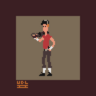 Funny Scoot man in pixel-art - 64x64 (not including border) - 72hr Jam 2024 entry