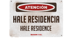 Hale Residence Sign