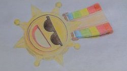 2018 TF2 summer jam entry: Donor medal, Ray of sunshine sketch and colouring
