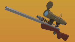Low Poly Sniper Rifle