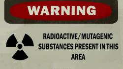 Radiation hazard sign