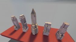 Completed Skytowers Model Pack