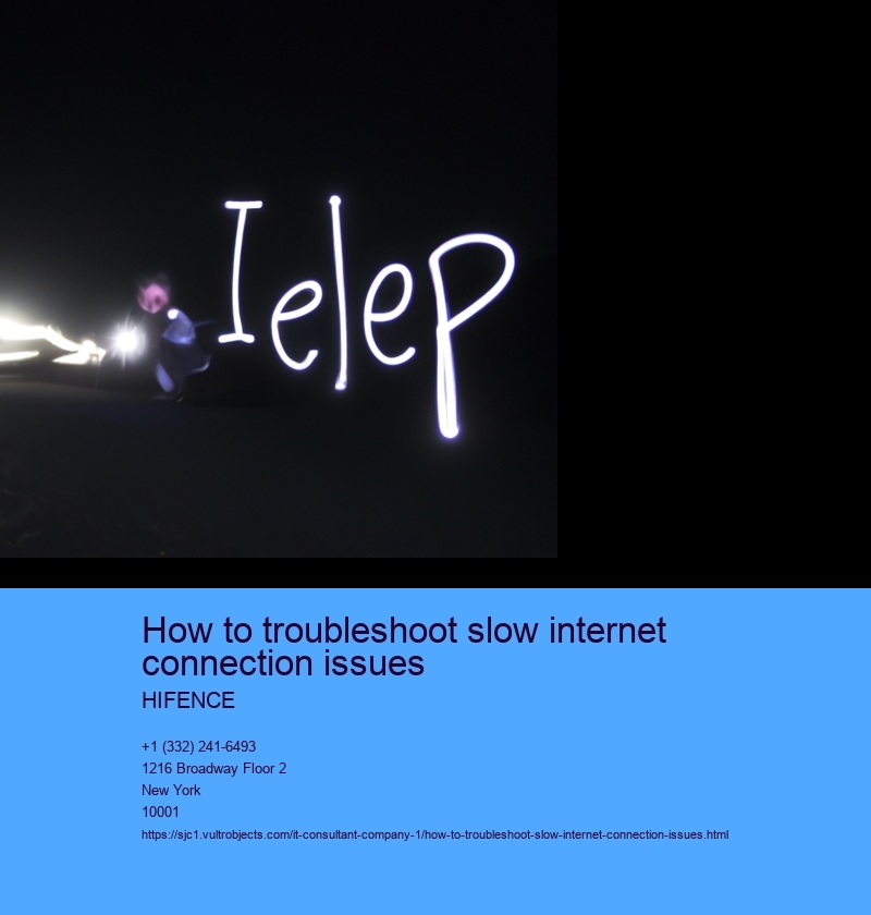 Check your internet speed using an online speed test