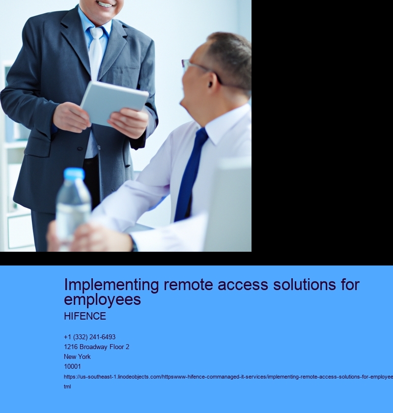 Assessing the organization's remote access needs