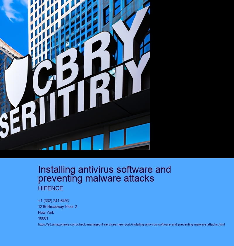 Download and install antivirus software on your device.