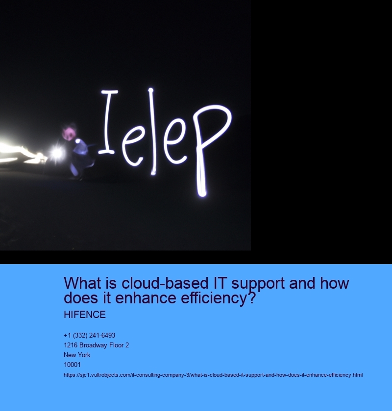 Benefits of cloud-based IT support