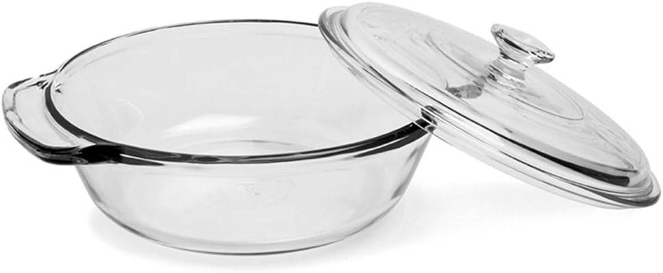 Anchor Hocking 2 quart Glass Casserole Dish, Clear