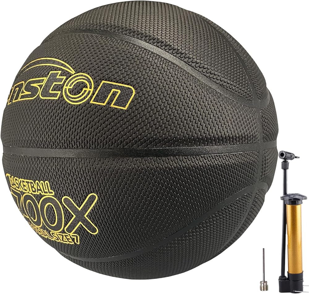 Senston 29.5'' Basketball Outdoor/Indoor Basketball Ball Official Size 7 Street Basketballs with Pump