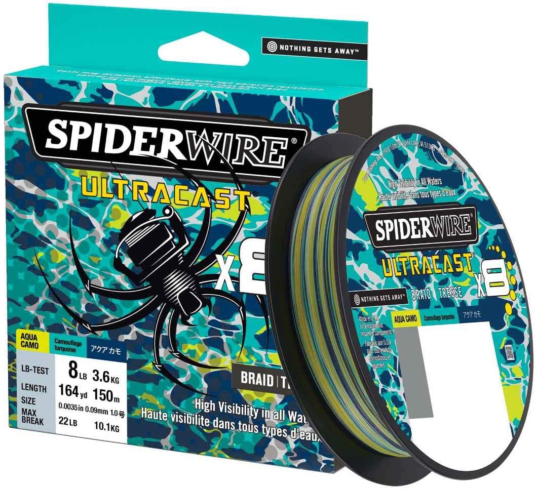 SpiderWire Ultracast Braid Aqua Camo 0.007in | 0.19mm