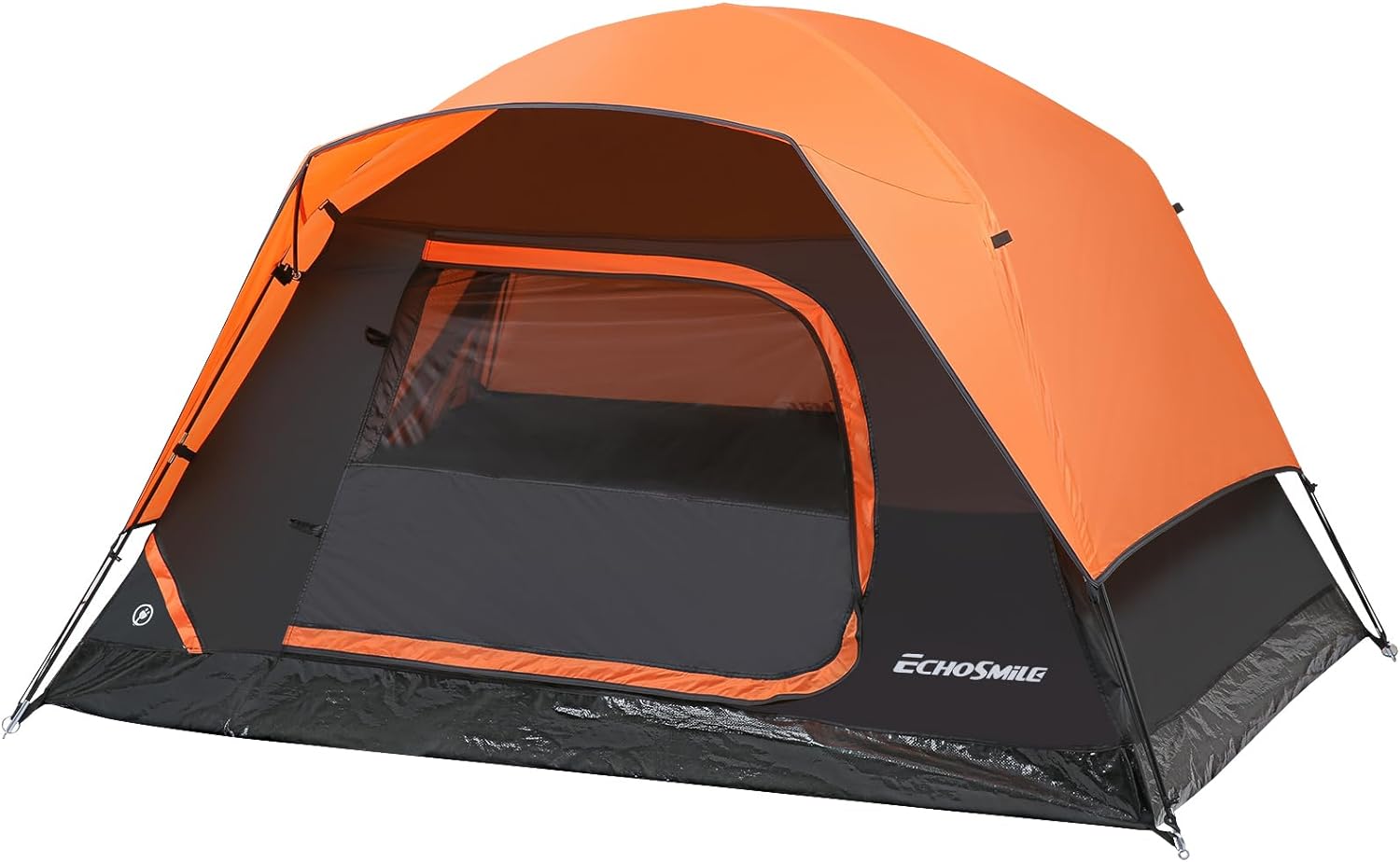 EchoSmile Camping Dome Tent 2/3 Person Tent Easy Setup in Under 5 Mins Included Rainfly Blocks Wind & Rain with Carry Bag for Camping, Backpacking, Hiking, FestivalsMountaineering