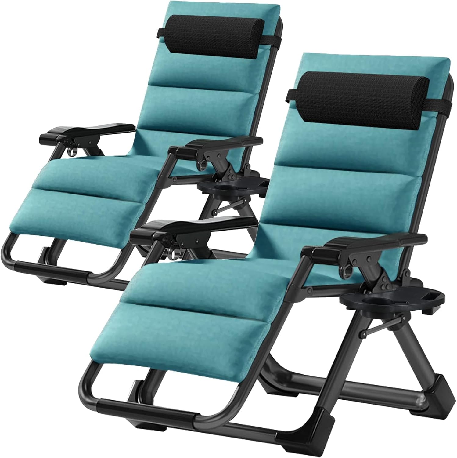 Slsy Zero Gravity Chair, Reclining Lounge Chair with Removable Cushion & Tray for Indoor and Outdoor, Patio Recliner Folding Reclining Chair