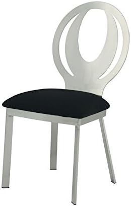 Home+Square+(Set+of+4)+Dining+Chairs+in+Chrome+and+Black