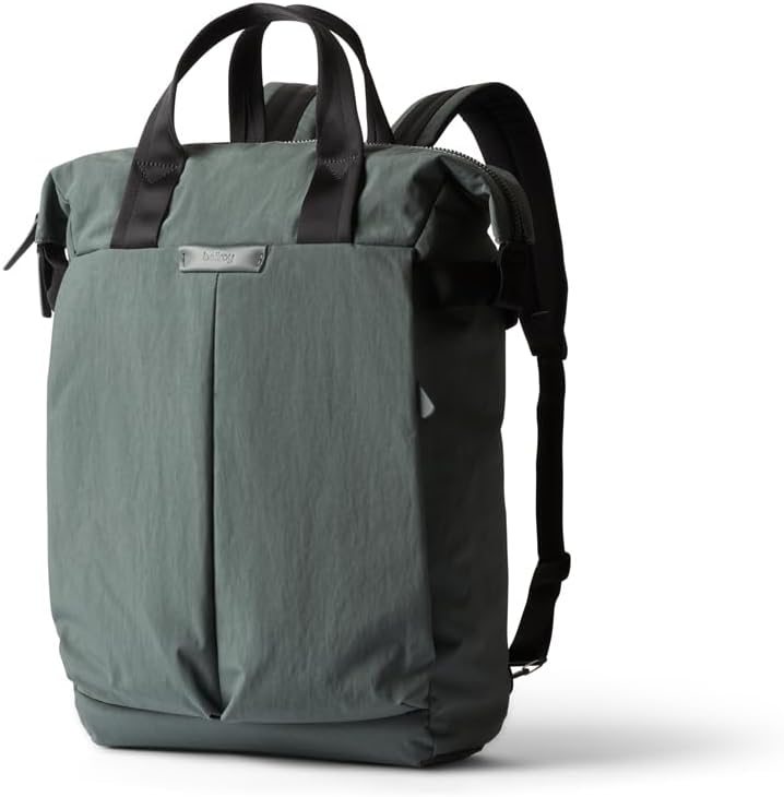 Bellroy Tokyo Totepack, water-resistant woven convertible backpack and tote bag - Everglade