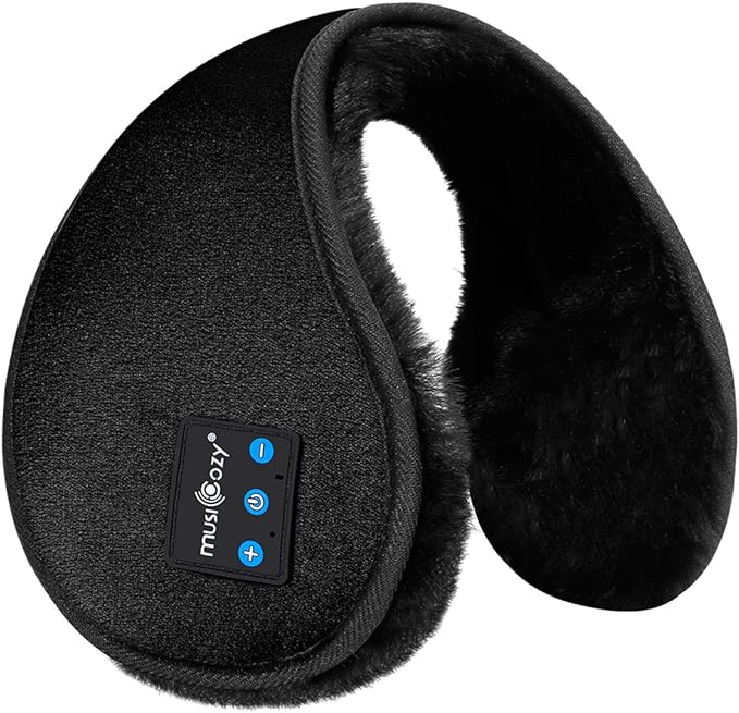 MUSICOZY Bluetooth Ear Muffs for Winter Women Men Kids Girls, Ear Warmers Wireless EarMuffs Headphones