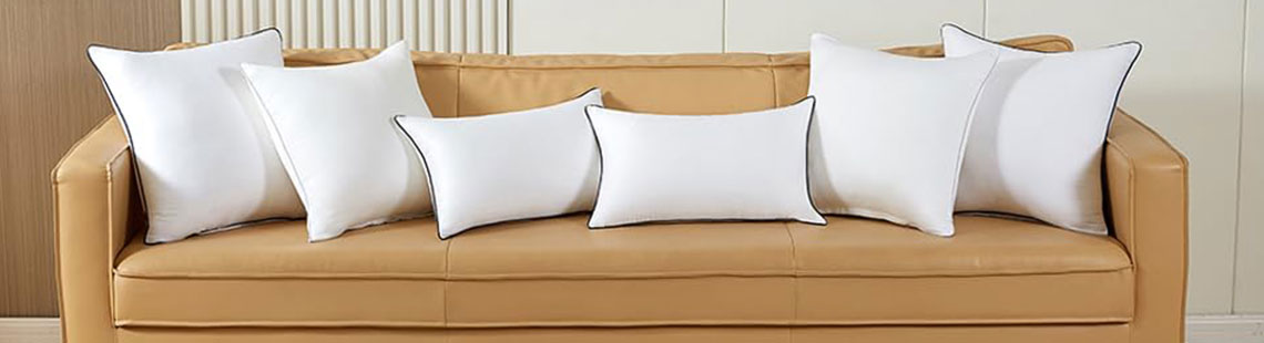 Qeils 12 x 20 Pillow Inserts Set of 2 White Throw Pillow Inserts with Soft Polyester Cover - Rectangle Square Interior Sofa Pillow Inserts Decorative Pillow Insert White Couch Pillow