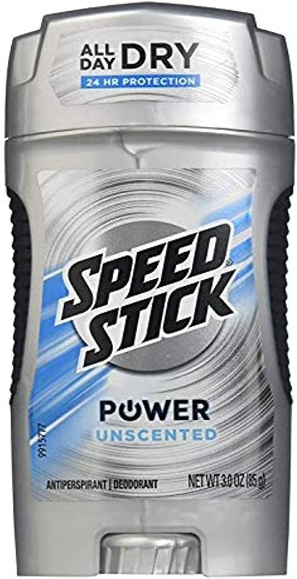 Speed Stick Antiperspirant & Deodorant Solid, Unscented, 3 oz